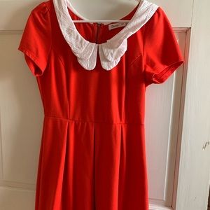Adorable red ModCloth dress